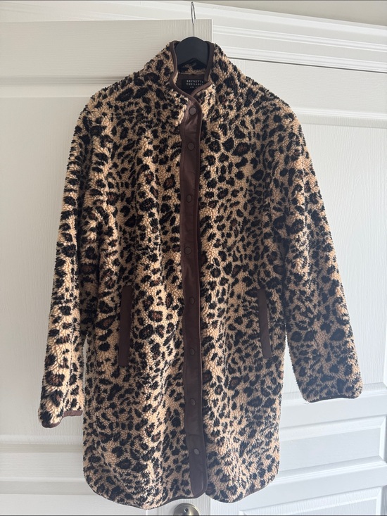 Brunette The Label Jackets & Blazers - Brunette the Label -Leopard Print Fall Jacket in L/XL